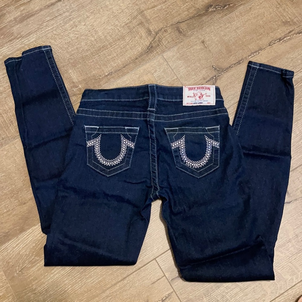 True Religion Super Skinny Stretchy Jeans Size 25